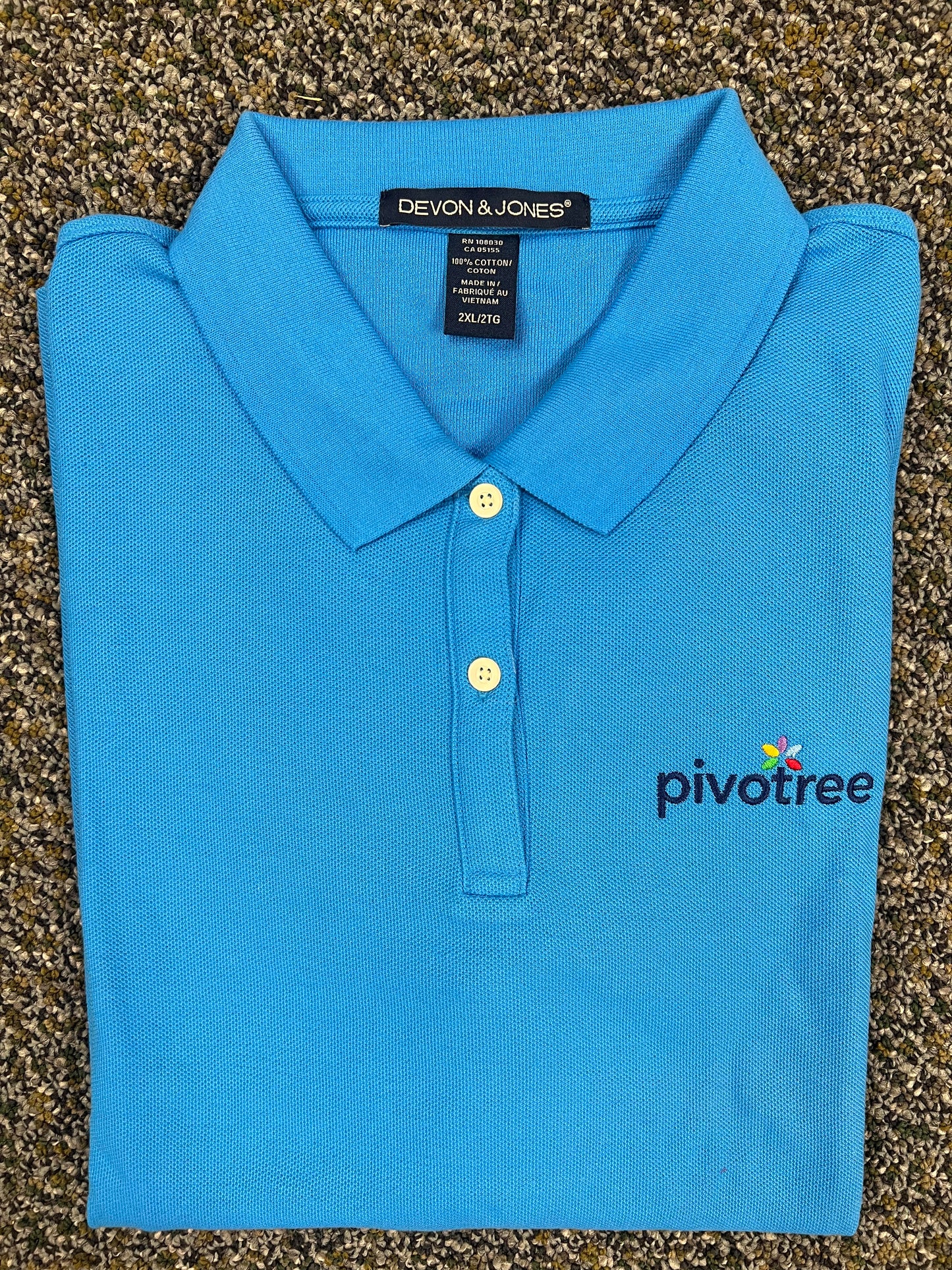 Devon Jones Blue Polo