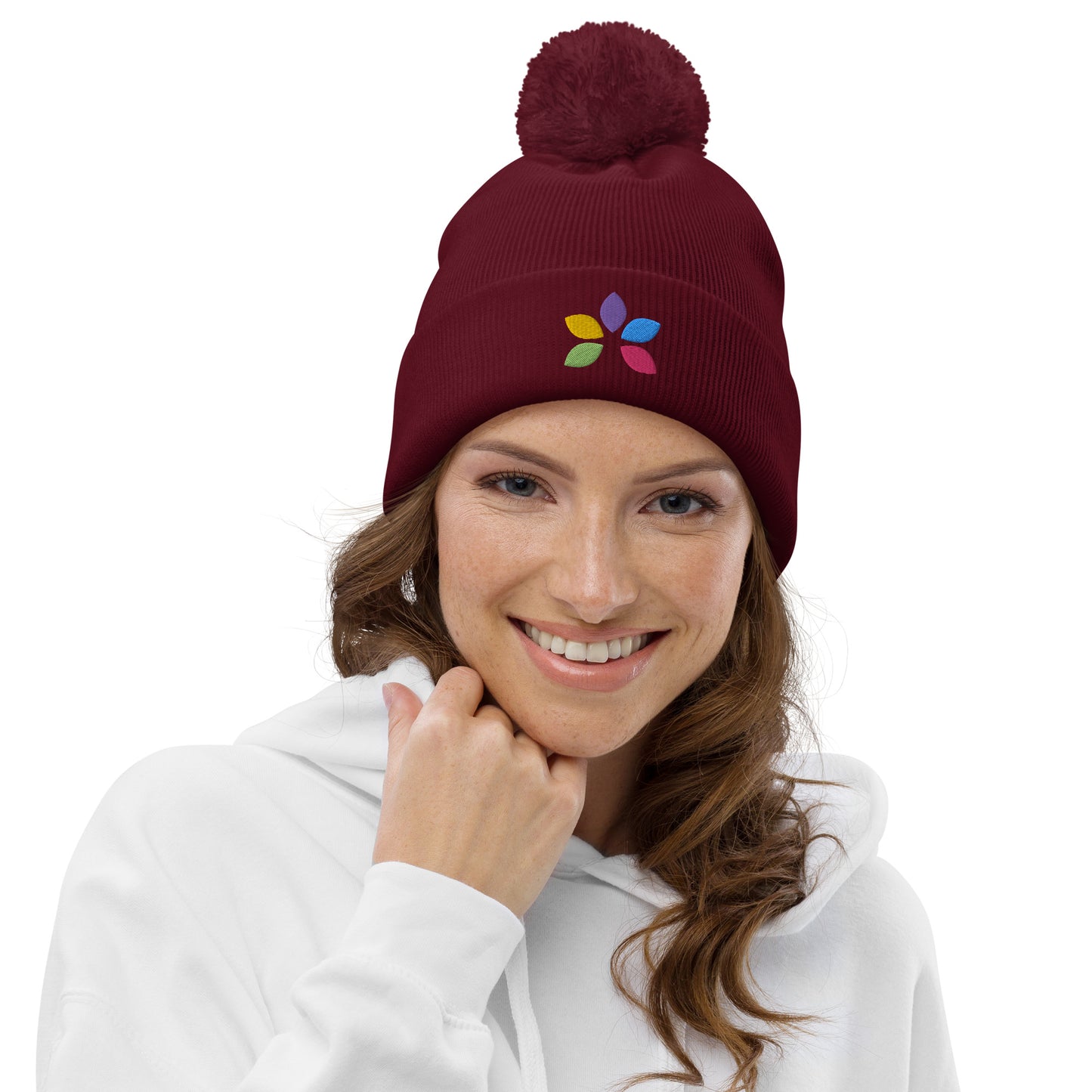 Pom pom beanie