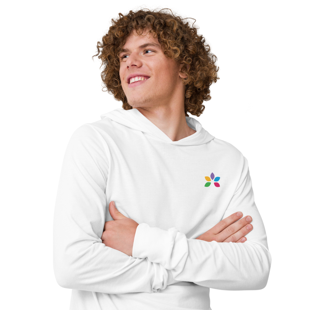 Hooded long-sleeve tee