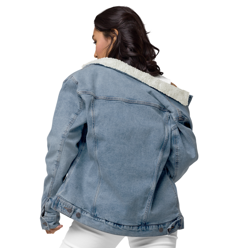 Unisex denim sherpa jacket