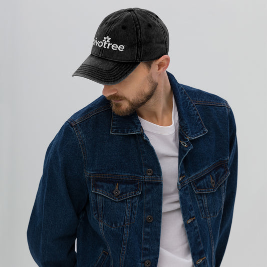 Vintage cotton twill cap