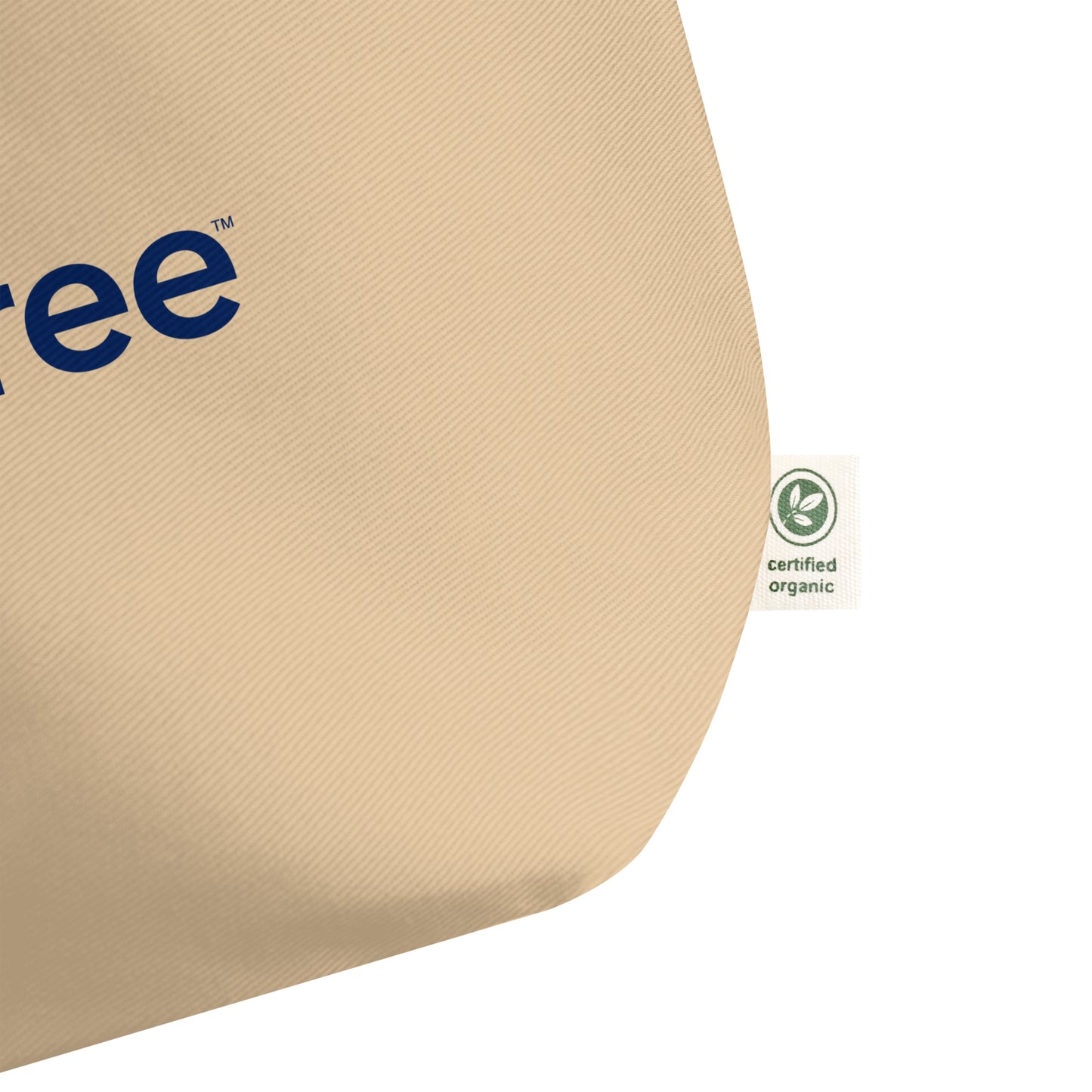 Large organic tote bag
